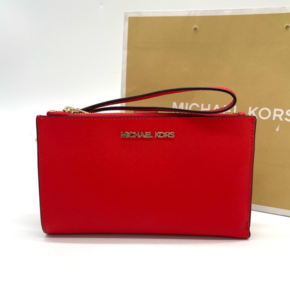 Michael Kors Large Double Zip Wallet Wristlet - Picture 2 of 7